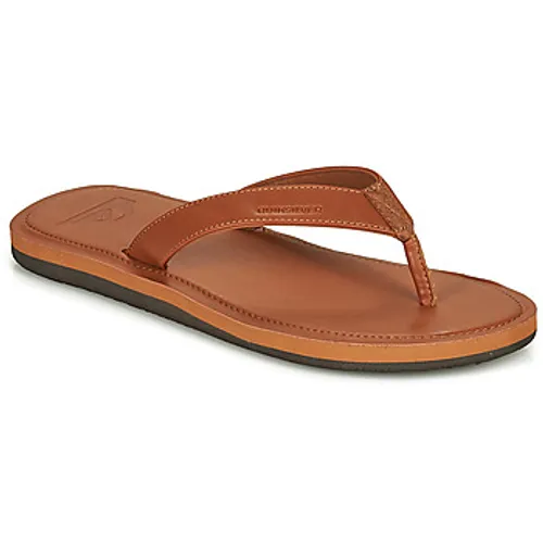 Quiksilver  MOLOKAI NUBUK II  men's Flip flops / Sandals (Shoes) in Brown