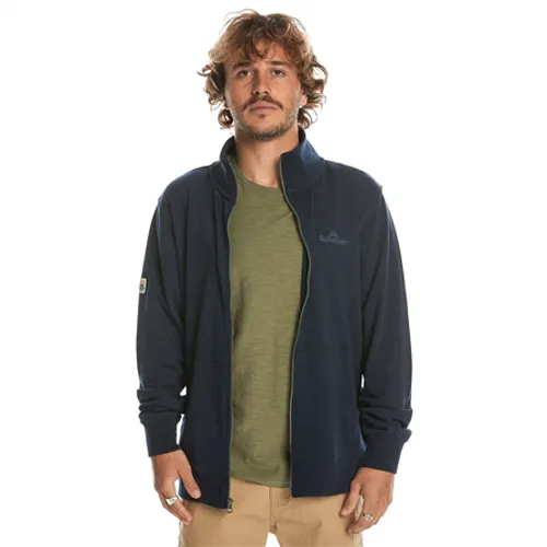 Quiksilver Simple Surf Zipped Sweatshirt - Navy Blazer