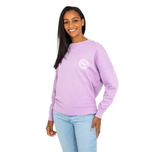 Quiksilver Womens Collection Oversized Sweatshirt - Purple Rose