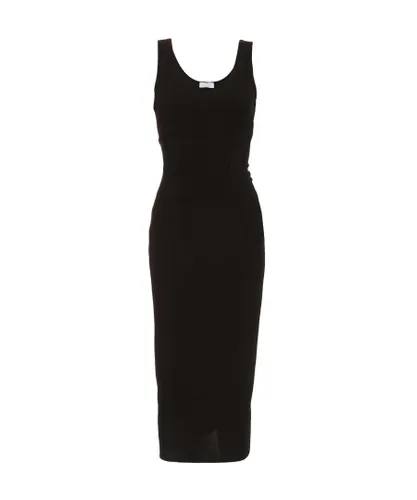 Quiz Womens Black Corset Bodycon Midi Dress