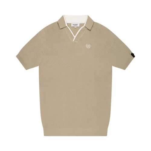 Quotrell , Classic Beige Polo Shirt ,Beige male, Sizes: