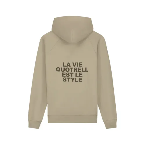 Quotrell , Hoodies ,Beige male, Sizes: