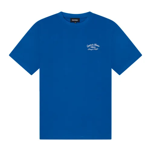 Quotrell , Milano T-Shirt Men Dark Blue ,Blue male, Sizes: