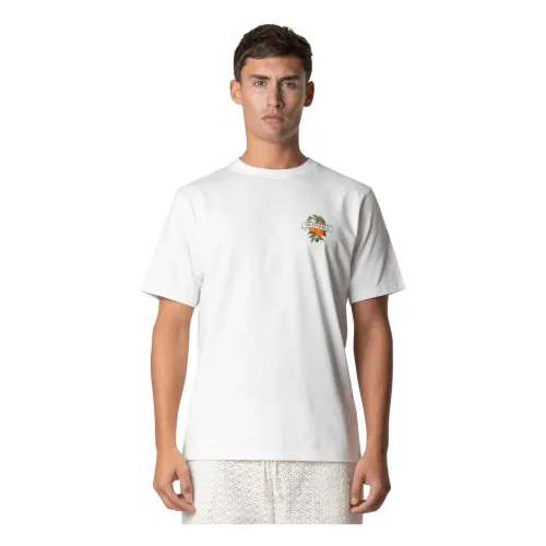 Quotrell , Mineola T-Shirt Men White/Black ,White male, Sizes: