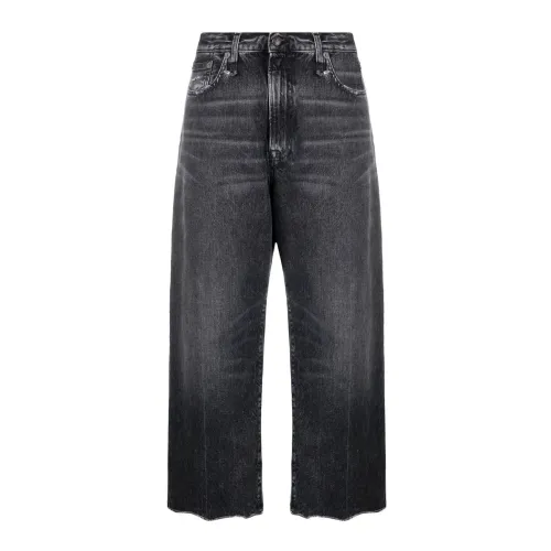 R13 , Black DArcy Ankle Jeans ,Black female, Sizes:
