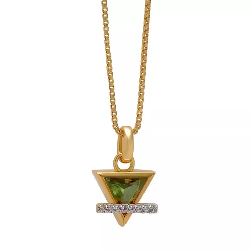 Rachel Jackson London Necklaces - Elements Earth Sign Peridot Necklace - green - Necklaces for ladies