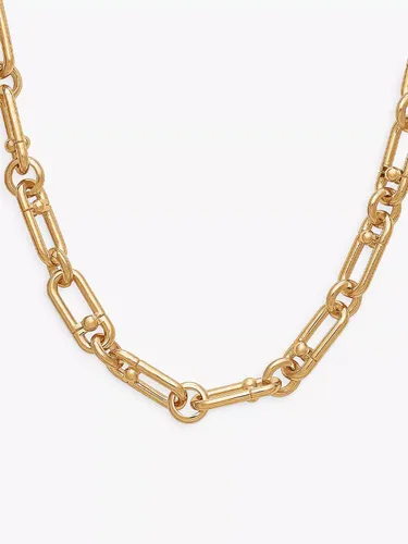 Rachel Jackson London Statement Stellar Hardware Chain Necklace, Gold - Gold - Female