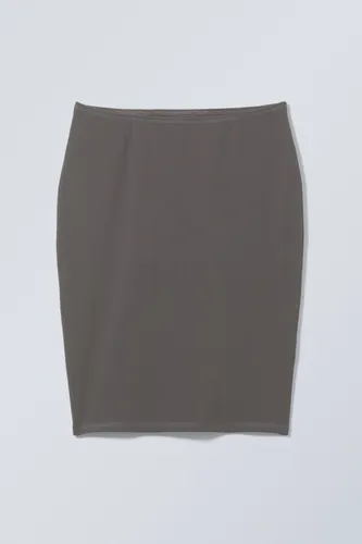 Rachel Tube Midi Skirt - Grey