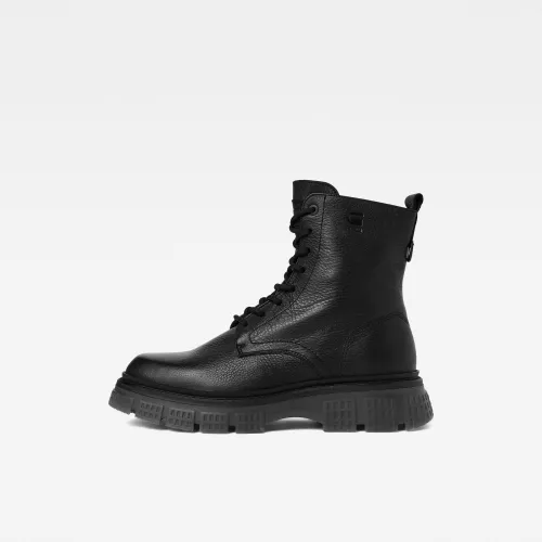 Radar High Tumbled Leather Boots