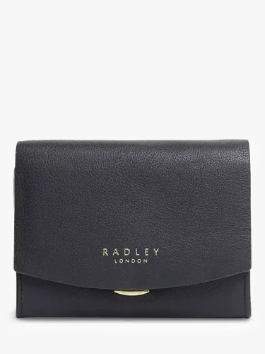 Radley Aspley Road Medium Leather Flap Over Purse - Black - Female