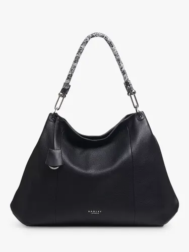 Radley Cuba Street Leather Large Zip Top Shoulder Bag - Black - Female
