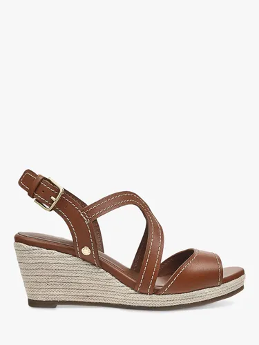 Radley Florence Close Leather Wedge Sandals - Tan - Female