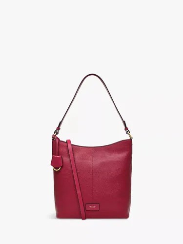 Radley Southwark Lane Leather Large Zip Top Shoulder Bag - Raspberry - Female