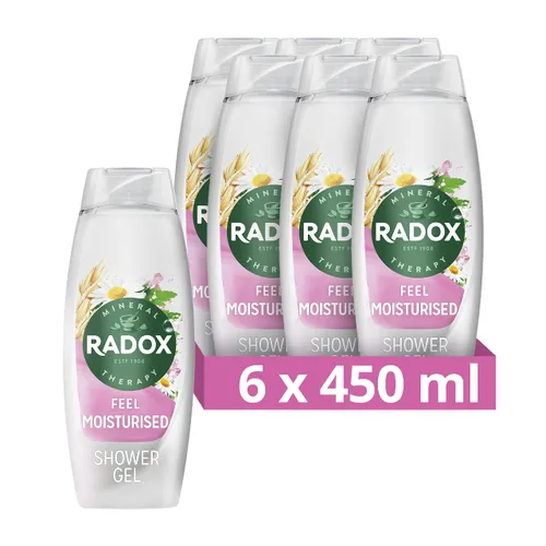 Radox Mineral Therapy Feel Moisturised body wash pack of 6