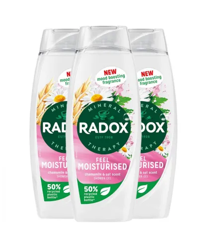 Radox Unisex Mineral Therapy Shower Gel Feel Moisturised Mood Boosting 450ml, 3 Pack - One Size