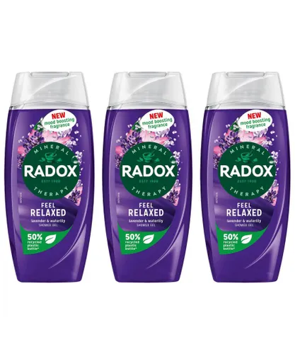 Radox Womens Mineral Therapy Shower Gel Feel Revived w/ Mandarin&apricot Scent, 225ml, 3 Pack - NA - One Size