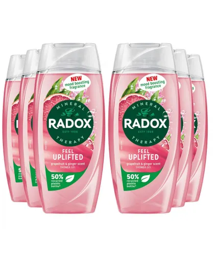Radox Womens Shower Gel Feel Uplifted With Grapefruit & Ginger Scent 225 ml, 6 Pack - NA - One Size