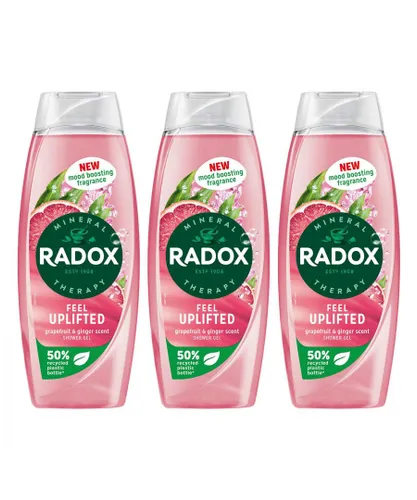 Radox Womens Shower Gel Feel Uplifted With Grapefruit & Ginger Scent 450 ml, 3 Pack - NA - One Size