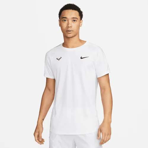 Rafa Challenger Men's Nike Dri-FIT Short-Sleeve Tennis Top - White - Polyester