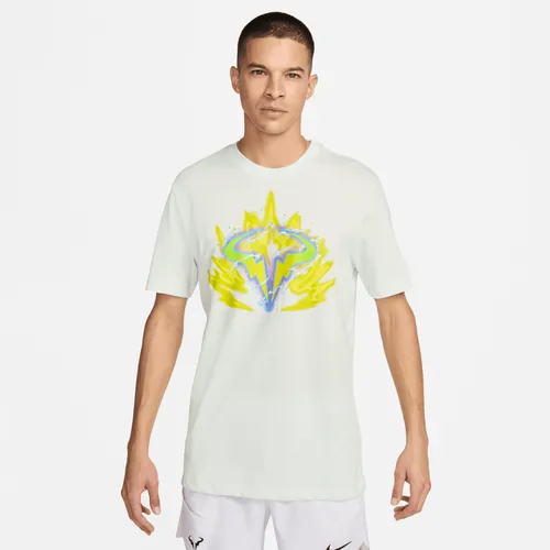 Rafa Men's NikeCourt Dri-FIT Tennis T-Shirt - Green - Polyester