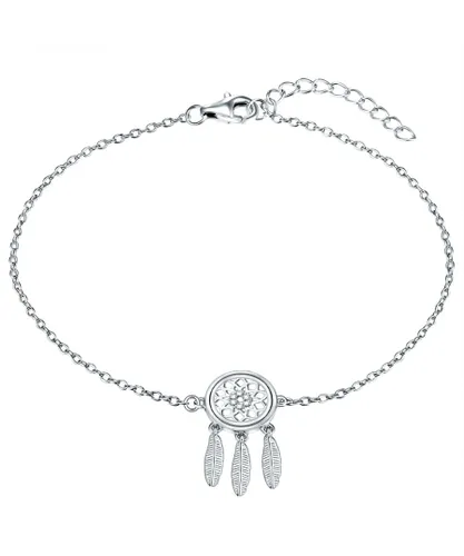 Rafaela Donata Womens Bracelet sterling silver zirconia white - Size 18 cm