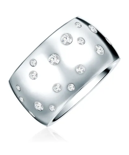 Rafaela Donata Womens Female Stainless steel Ring - Silver Stainless Steel (archived) - Size K
