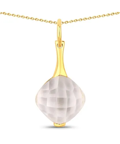 Rafaela Donata Womens Khushi Female Sterling Silver Necklace - Gold - One Size