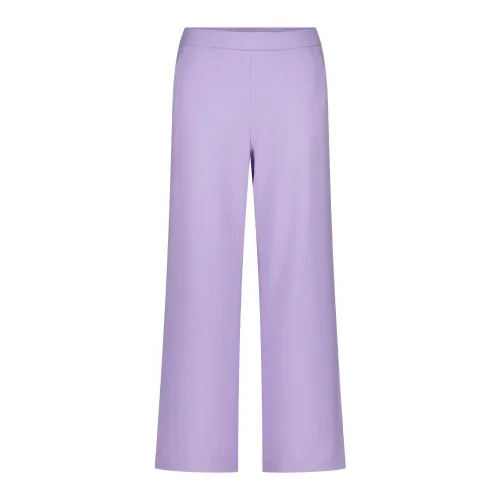 Raffaello Rossi , Wide Trousers ,Purple female, Sizes:
