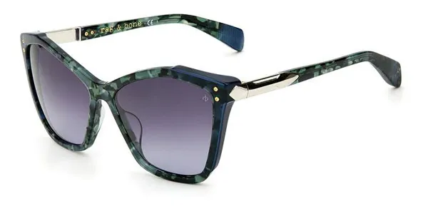 Rag & Bone RNB1045/G/S YIB/9O Women's Sunglasses Green Size 57
