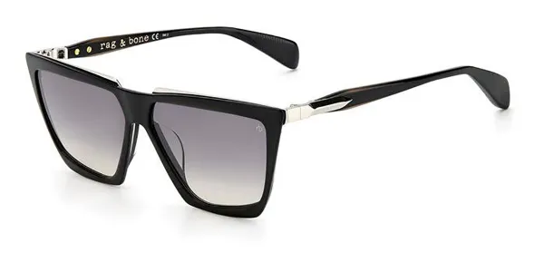 Rag & Bone RNB1049/G/S TCG/PR Women's Sunglasses Black Size 59