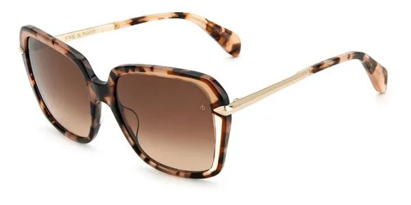 Rag & Bone RNB1059/G/S Asian Fit XNZ/HA Women's Sunglasses Tortoiseshell Size 57