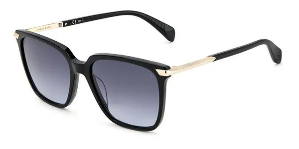 Rag & Bone RNB1066/S 807/9O Women's Sunglasses Black Size 55