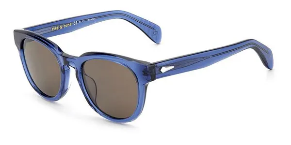 Rag & Bone RNB6001/S PJP/70 Men's Sunglasses Blue Size 51