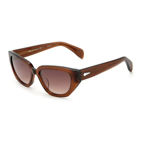 Rag & Bone , Stylish Sunglasses Rnb1055/S ,Brown female, Sizes: