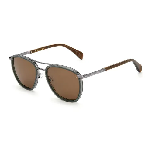 Rag & Bone , Stylish Sunglasses Rnb5039/S ,Green male, Sizes: