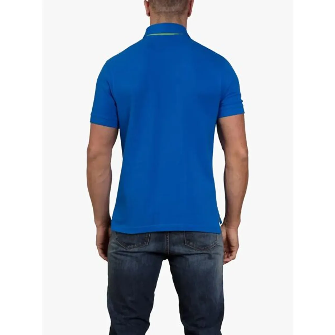 Raging Bull Classic Organic Cotton Pique Polo Shirt - Cobalt Blue - Male