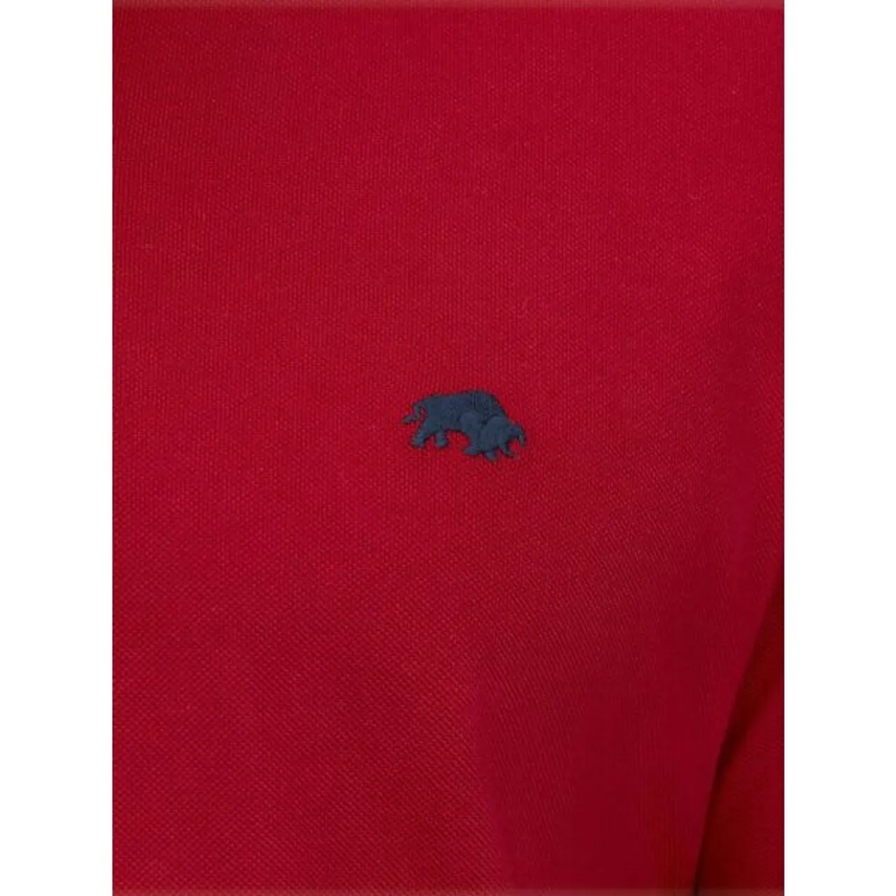 Raging Bull Classic Organic Cotton Pique Polo Shirt - Red - Male