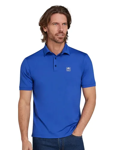 Raging Bull Golf Tech Polo Shirt - Cobalt Blue - Male