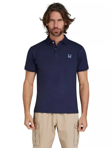 Raging Bull Patch Jersey Polo Shirt - Navy - Male