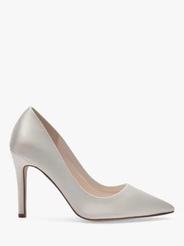 Rainbow Club Coco Pointed Court Shoes, Ivory Satin - Ivory - Female