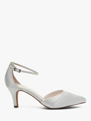 Rainbow Club Harper Satin Pointed Court Shoes, Ivory - Ivory - Female