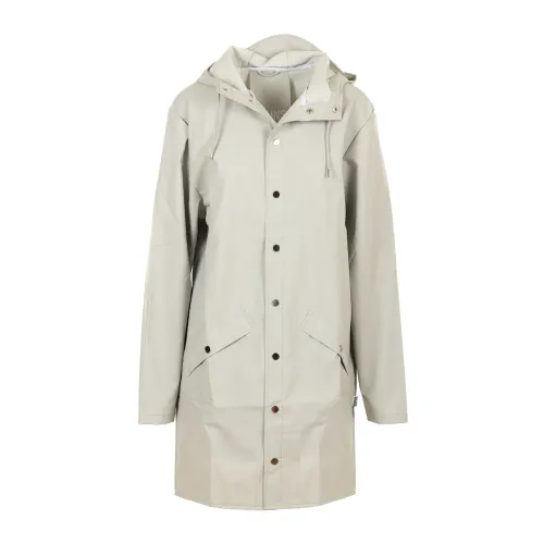Rains , Beige Waterproof Coat ,Beige female, Sizes: