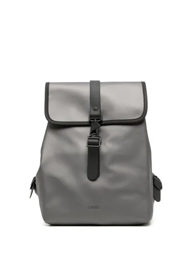 Rains Bucket logo-debossed backpack - Grey