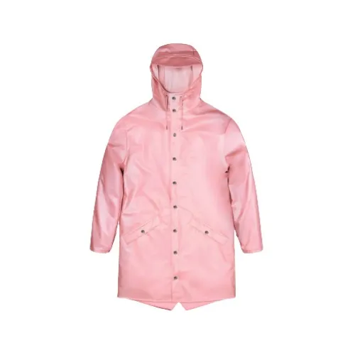 Rains , Contemporary Waterproof Unisex Jacket ,Pink male, Sizes: