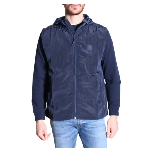 Rains , Elegant and Comfortable Vestavy Jacket ,Blue male, Sizes: