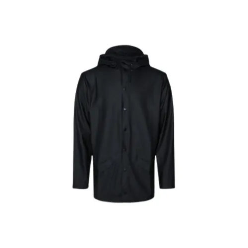Rains , Functional Unisex Rain Jacket ,Black female, Sizes: