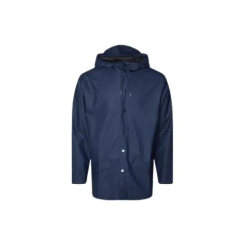 Rains , Functional Unisex Rain Jacket ,Blue female, Sizes:
