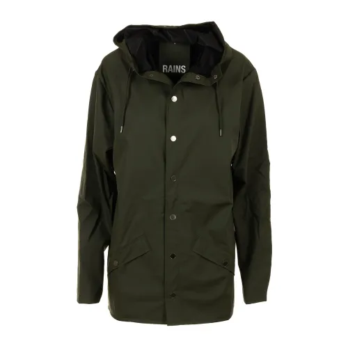 Rains , Green Waterproof Jackets ,Green female, Sizes: