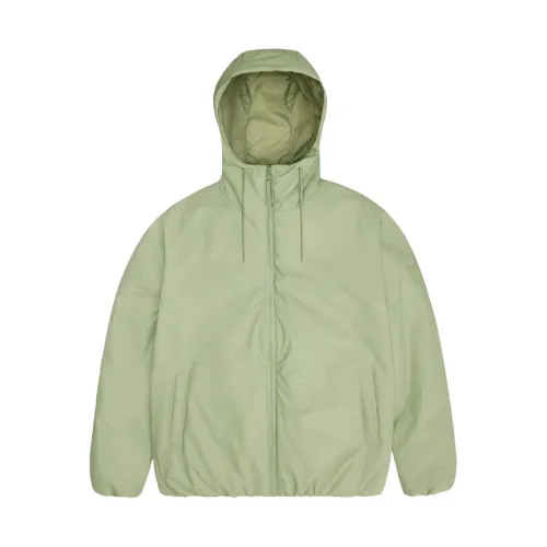 Rains , Insulated Lightweight Rain Jacket Green ,Green male, Sizes: