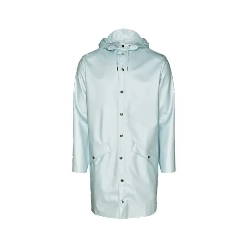 Rains , Rains Long Jacket Ice-M/L ,Blue female, Sizes:
